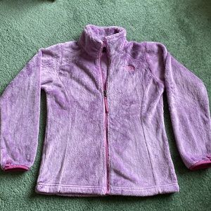 The North Face zip fleece jacket - girls large 14/16